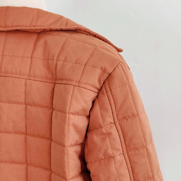 Evy's Tree Rust Quilted Puffer Jacket - Picture 5 of 6